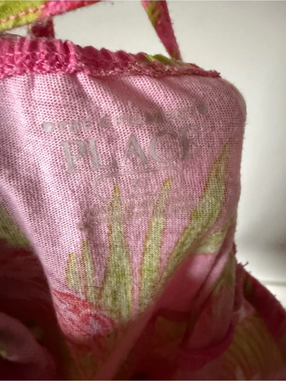 The Children's Place Pink Tropical Floral Sundress - Picture 2 of 2